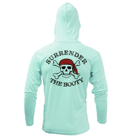 Texas Freshwater Born "Surrender The Booty" Men's Long Sleeve UPF 50+ Dry-Fit Hoodie