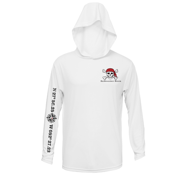 Saltwater Born "Women Want Me, Fish Fear Me" Men's Long Sleeve UPF 50+ Dry-Fit Hoodie