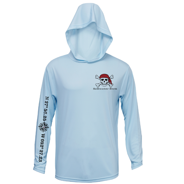 Saltwater Born "Women Want Me, Fish Fear Me" Men's Long Sleeve UPF 50+ Dry-Fit Hoodie