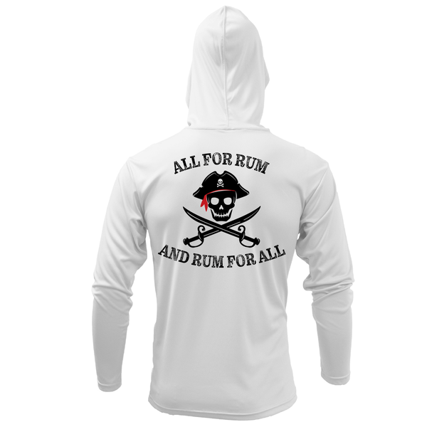 Florida Freshwater Born "All For Rum and Rum For All" Long Sleeve UPF 50+ Dry-Fit Hoodie