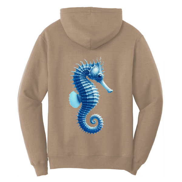 Saltwater Born Seahorse Women's Cotton Hoodie