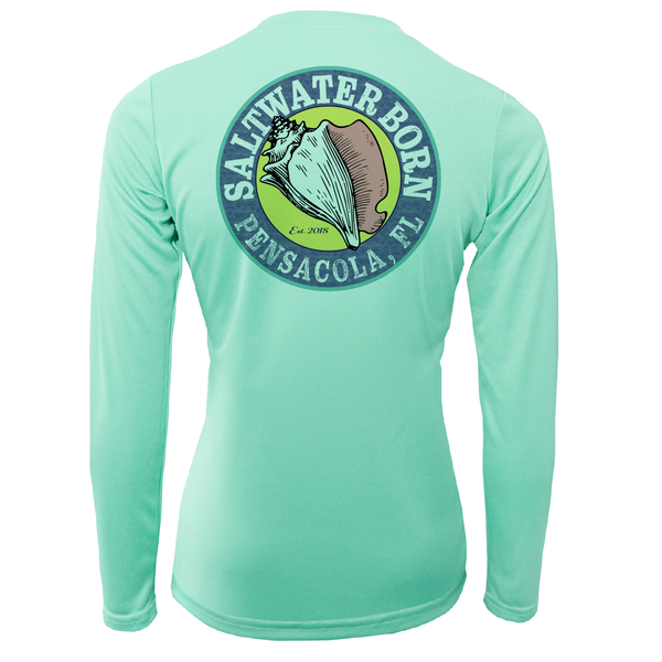 Pensacola, FL "Saltwater Hair Don't Care" Long Sleeve UPF 50+ Dry-Fit Shirt