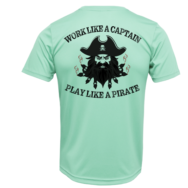 Saltwater Born Blackbeard Men's Short Sleeve UPF 50+ Dry-Fit Shirt