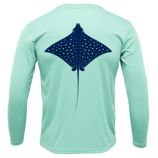 USA Eagle Ray Men's Long Sleeve UPF 50+ Dry-Fit Shirt