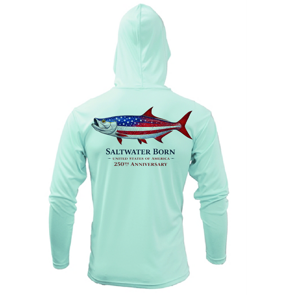 250th Anniversary Action Tarpon Men's Long Sleeve UPF 50+ Dry-Fit Hoodie