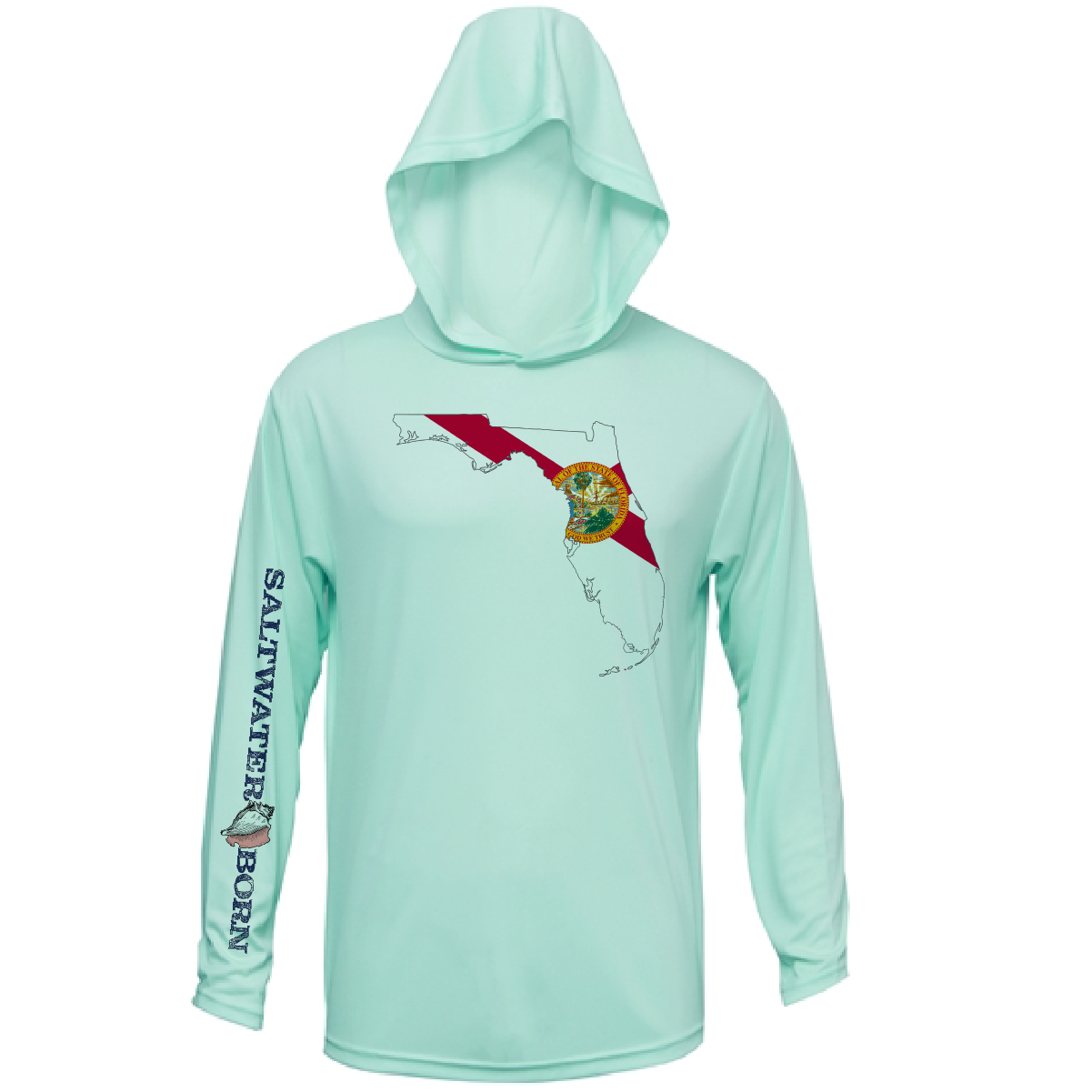 State of Florida Men's Long Sleeve UPF 50+ Dry-Fit Hoodie