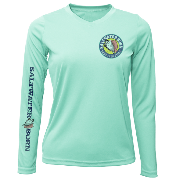 Tarpon Springs, FL Kraken Women's Long Sleeve UPF 50+ Dry-Fit Shirt