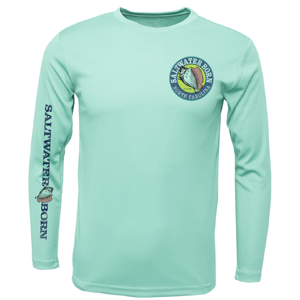 North Carolina Turtle Girl's Long Sleeve UPF 50+ Dry-Fit Shirt