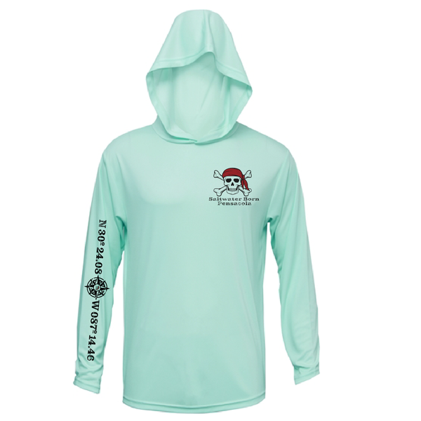 Pensacola, FL "All for Rum and Rum for All" Long Sleeve UPF 50+ Dry-Fit Hoodie