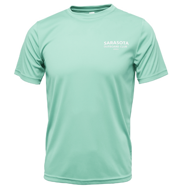Sarasota Outboard Club 1955 Men's UPF 50+ Short Sleeve Dry-Fit Shirt
