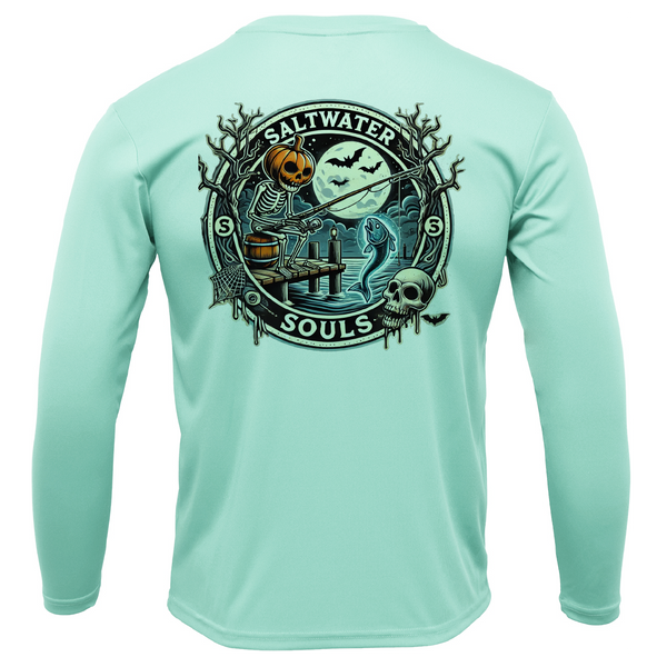 Saltwater Souls Girl's Long Sleeve UPF 50+ Dry-Fit Shirt