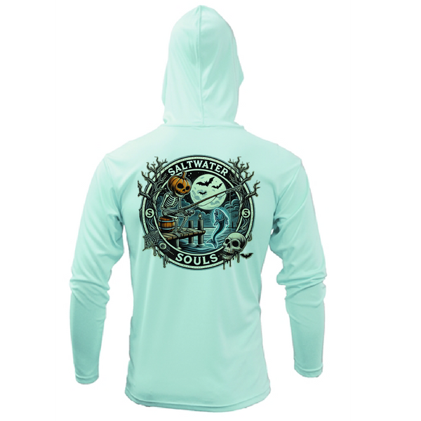 Saltwater Souls Boy's Long Sleeve UPF 50+ Dry-Fit Hoodie