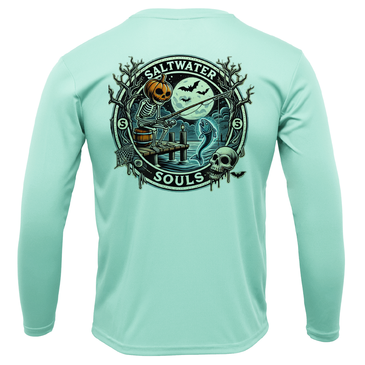 Saltwater Souls Boy's Long Sleeve UPF 50+ Dry-Fit Shirt