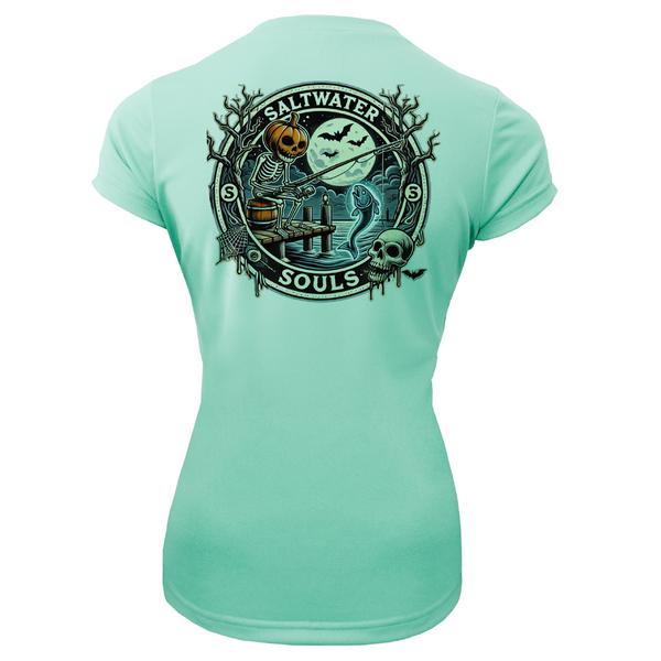 Saltwater Souls Women's Short Sleeve UPF 50+ Dry-Fit Shirt