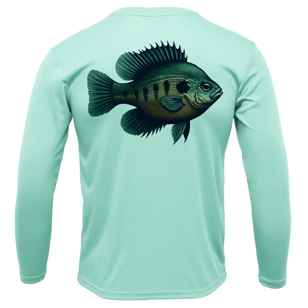 Florida Freshwater Born Bluegill Men's Long Sleeve UPF 50+ Dry-Fit Shirt