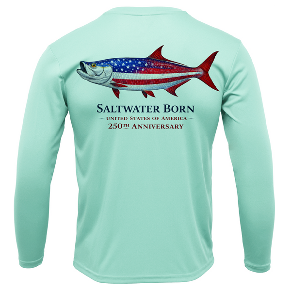 250th Action Tarpon Girl's Long Sleeve UPF 50+ Dry-Fit Shirt