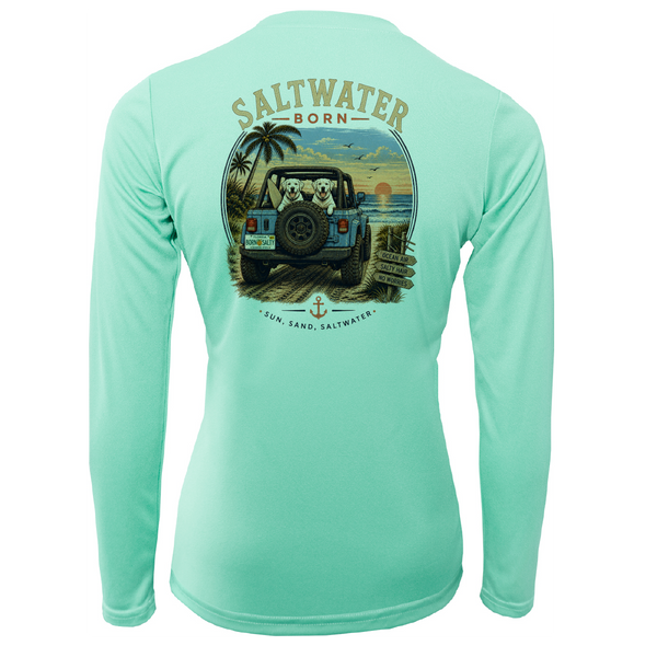 Saltwater Born Labs Women's Long Sleeve UPF 50+ Dry-Fit Shirt