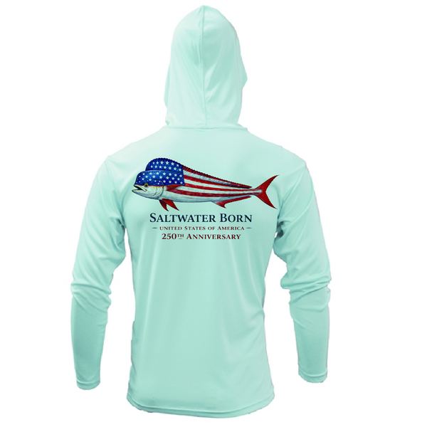 250th Anniversary Action Mahi Men's Long Sleeve UPF 50+ Dry-Fit Hoodie