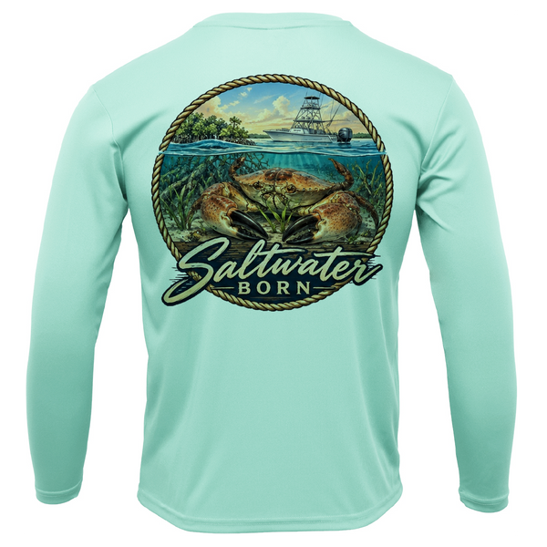 Stone Crab Coast Boy's Long Sleeve UPF 50+ Dry-Fit Shirt