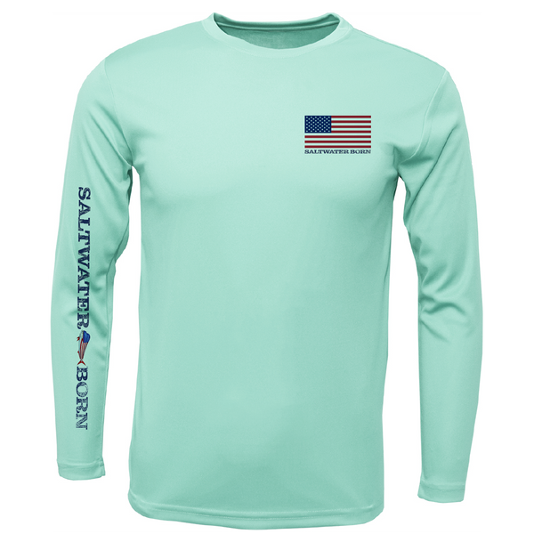 250th Anniversary Action Mahi Men's Long Sleeve UPF 50+ Dry-Fit Shirt