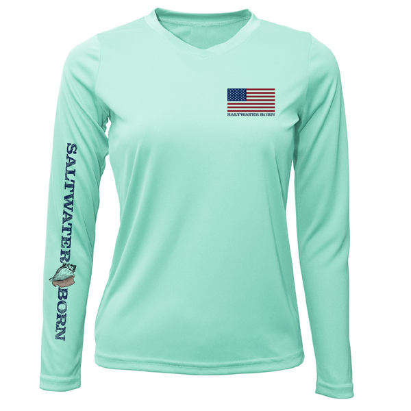 250th Anniversary Hammerhead Women's Long Sleeve UPF 50+ Dry-Fit Shirt