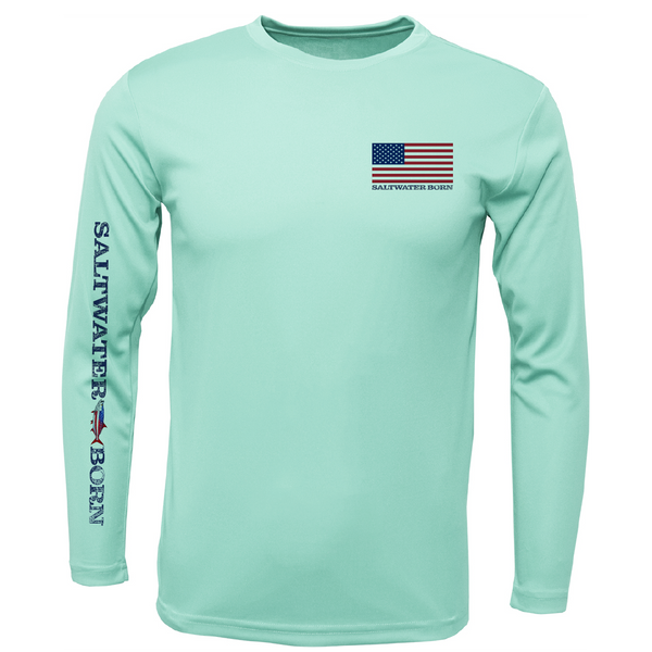 250th Action Tarpon Girl's Long Sleeve UPF 50+ Dry-Fit Shirt