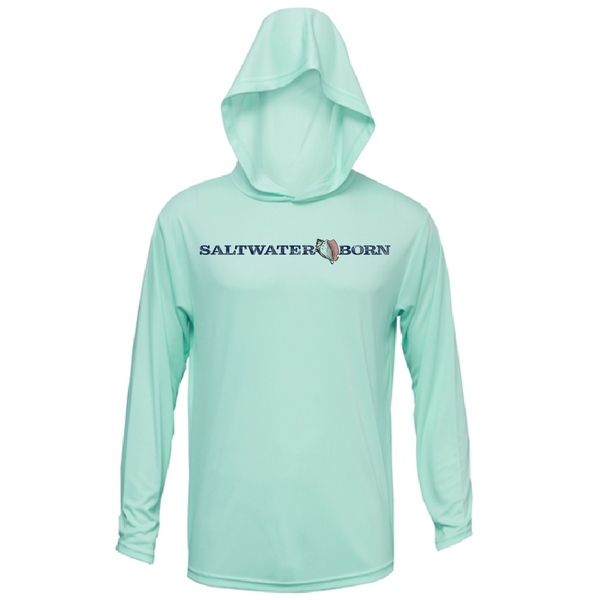 New Orleans, LA Redfish Boy's Long Sleeve UPF 50+ Dry-Fit Hoodie