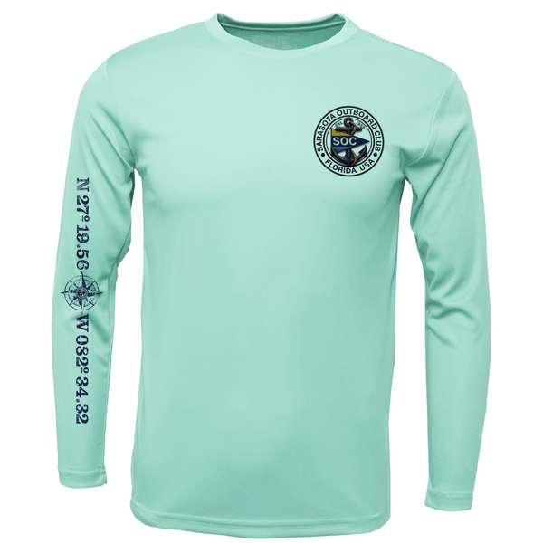 Sarasota Outboard Club Classic Men's Long Sleeve UPF 50+ Dry-Fit Shirt