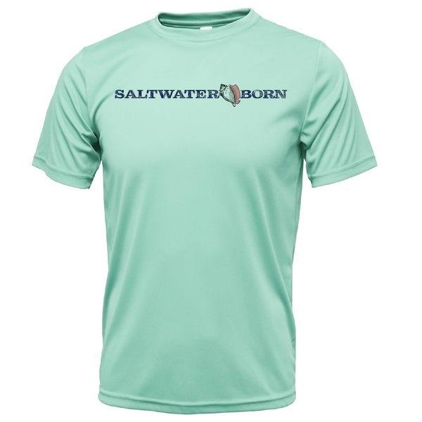 Anchorage, AK Adventure Signpost Men's Short Sleeve UPF 50+ Dry-Fit Shirt