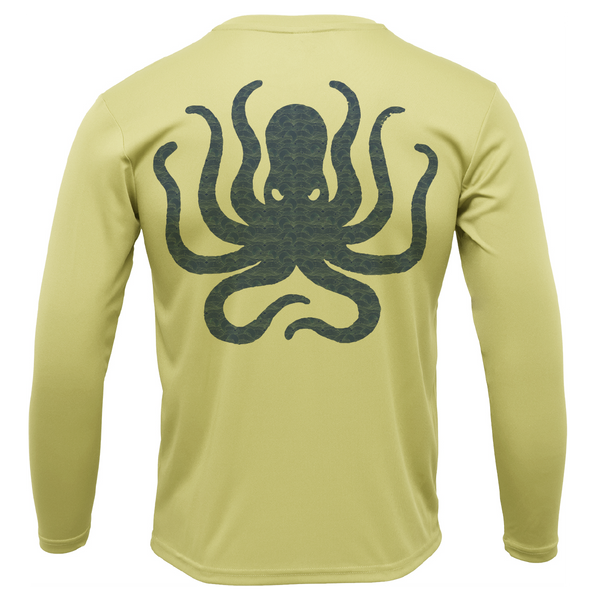 Sargent, TX Kraken Men's Long Sleeve UPF 50+ Dry-Fit Shirt