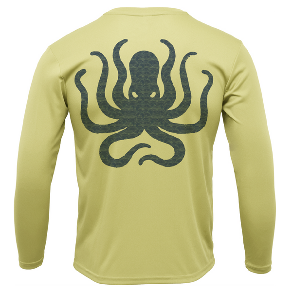 Texas Freshwater Born Kraken Boy's Long Sleeve UPF 50+ Dry-Fit Shirt