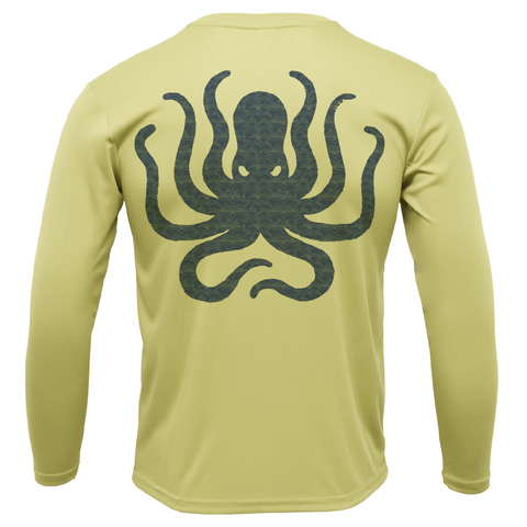 DFW, TX Freshwater Born Kraken Long Sleeve UPF 50+ Dry-Fit Shirt