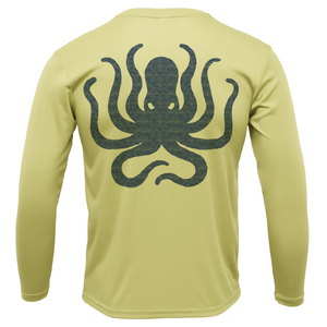 Cabbage Key, FL Kraken Long Sleeve UPF 50+ Dry-Fit Shirt