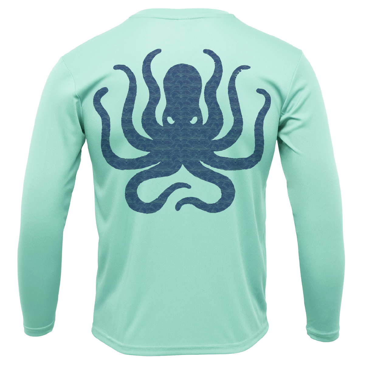 Texas Freshwater Born Kraken Men's Long Sleeve UPF 50+ Dry-Fit Shirt