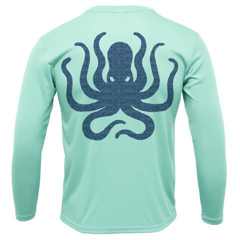 Texas Freshwater Born Kraken Long Sleeve UPF 50+ Dry-Fit Shirt