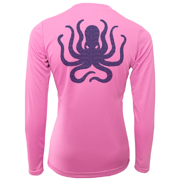 Siesta Key Kraken Women's Long Sleeve UPF 50+ Dry-Fit Shirt