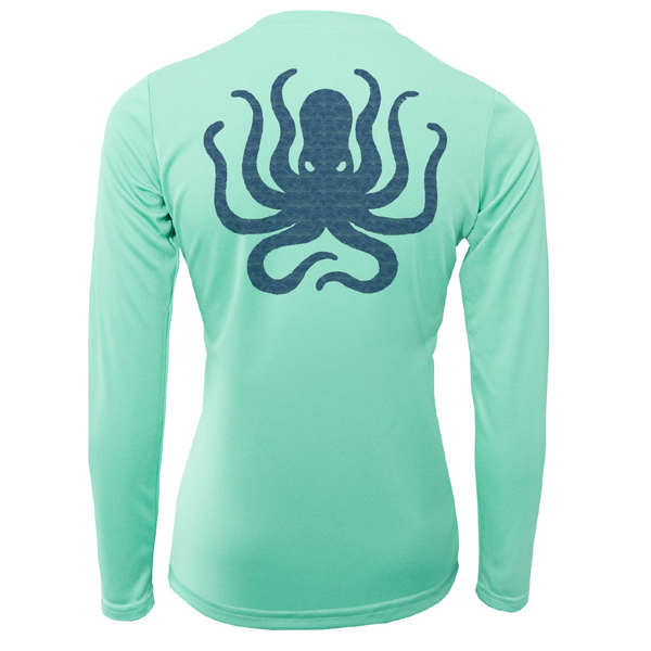 Michigan Freshwater Born Kraken Women's Long Sleeve UPF 50+ Dry-Fit Shirt