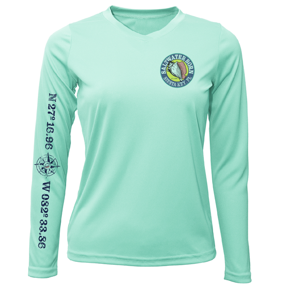 Siesta Key Kraken Women's Long Sleeve UPF 50+ Dry-Fit Shirt