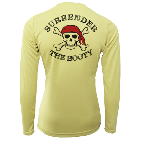 Siesta Key "Surrender The Booty" Women's Long Sleeve UPF 50+ Dry-Fit Shirt
