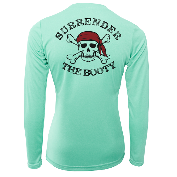 Florida Freshwater Born "Surrender The Booty" Women's Long Sleeve UPF 50+ Dry-Fit Shirt