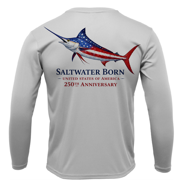 250th Anniversary Action Marlin Men's Long Sleeve UPF 50+ Dry-Fit Shirt