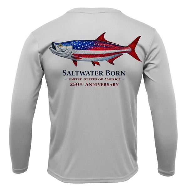 250th Anniversary Action Tarpon Boy's Long Sleeve UPF 50+ Dry-Fit Shirt
