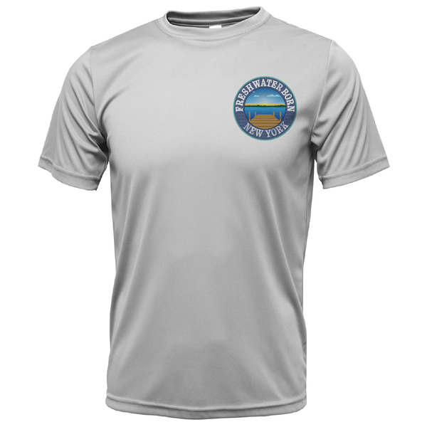 New York Freshwater Born "All For Rum and Rum For All" Men's Short Sleeve UPF 50+ Dry-Fit Shirt