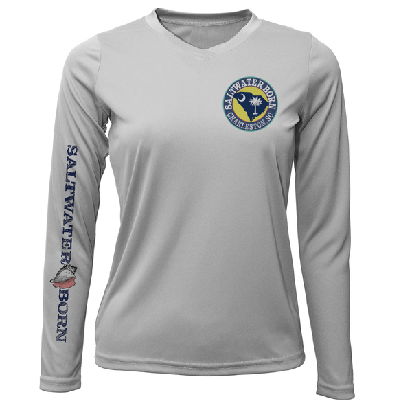 Charleston, SC Kraken Women's Long Sleeve UPF 50 + Dry-Fit Shirt