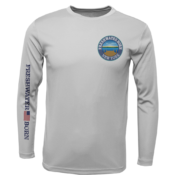 New York Freshwater Born Kraken Men's Long Sleeve UPF 50+ Dry-Fit Shirt