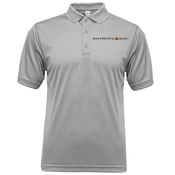 Dead Men Fish Still Men's Short Sleeve UPF 50+ Dry-Fit Polo