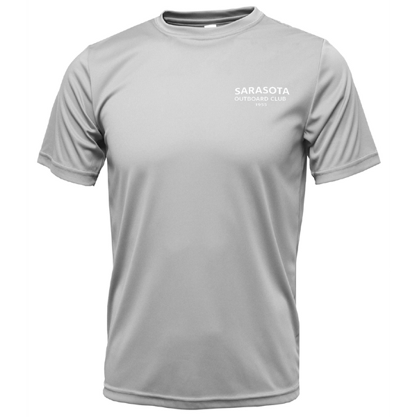 Sarasota Outboard Club 1955 Men's UPF 50+ Short Sleeve Dry-Fit Shirt