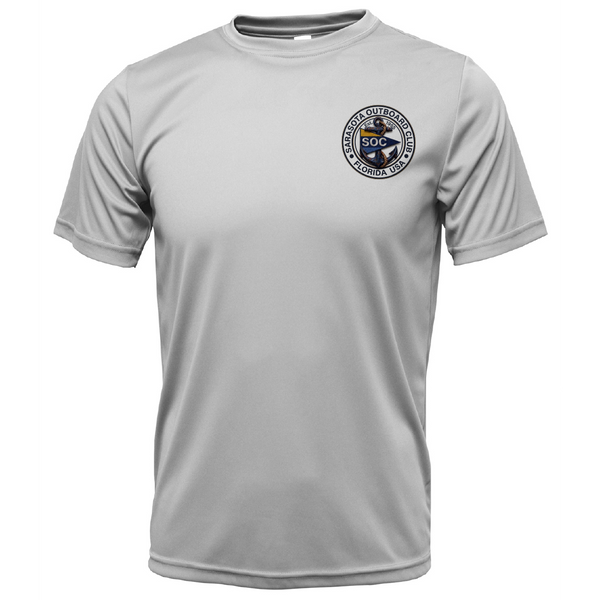 Sarasota Outboard Club Classic Men's Short Sleeve UPF 50+ Dry-Fit Shirt