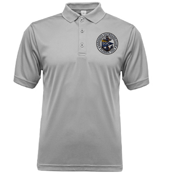 Sarasota Outboard Club Classic Men's UPF 50+ Dry-Fit Polo
