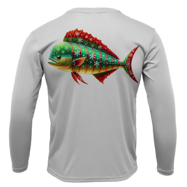 Christmas Mahi Men's Long Sleeve UPF 50+ Dry-Fit Shirt